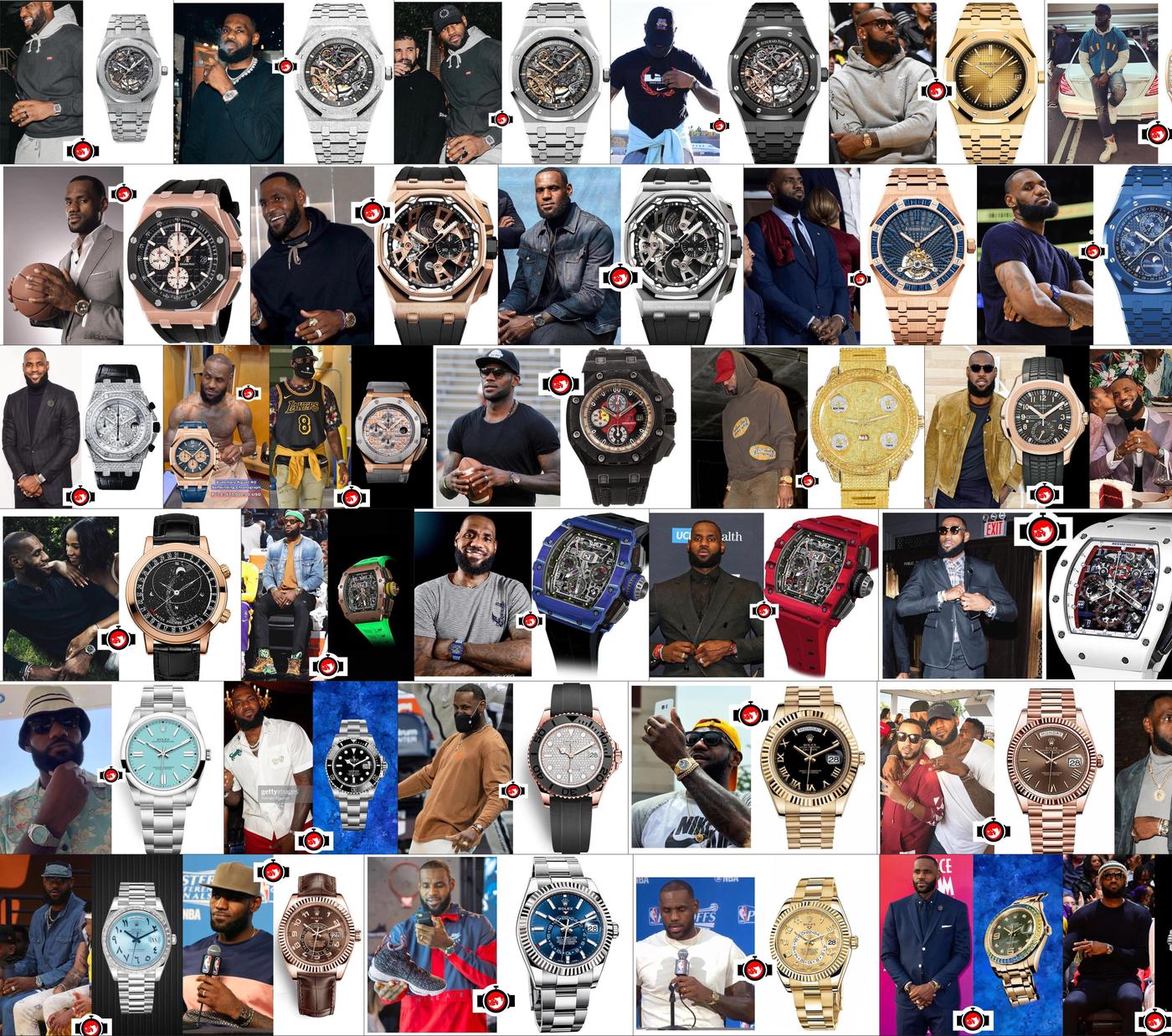 A Closer Look at LeBron James's Impressive Watch Collection
